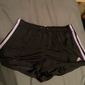 Black biker adidas shorts